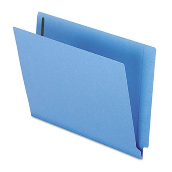 Esselte Pendaflex Esselte Pendaflex H10U13BL Two-Ply Expansion Folders with 2 Fasteners Straight Cut End Tab Ltr Blue 50/Bx H10U13BL - main